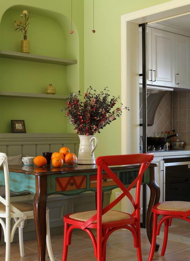 曲江真境118平米田園風(fēng)格