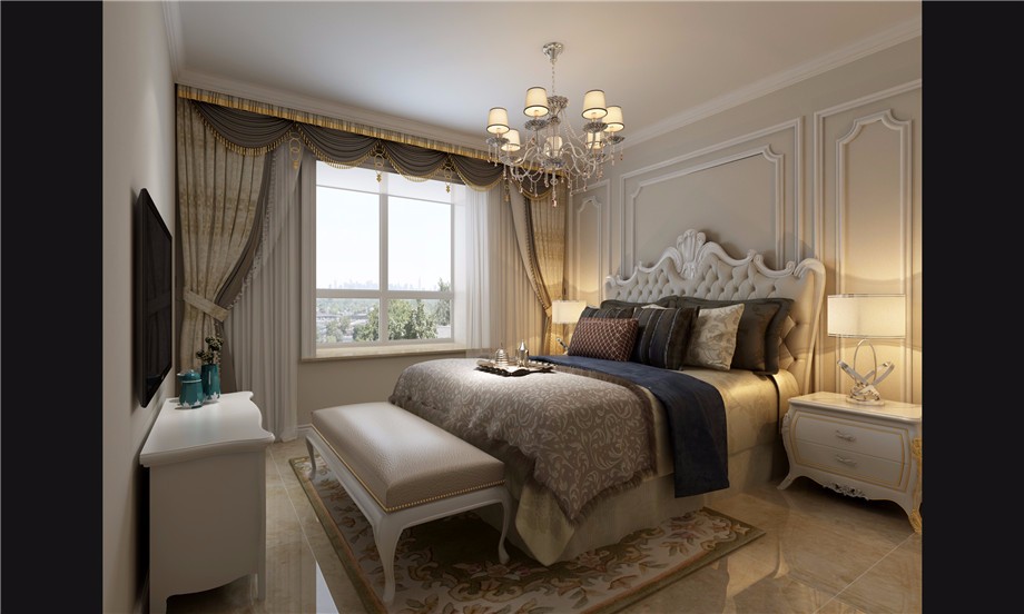 臨潼上東城131平米簡歐設(shè)計方案