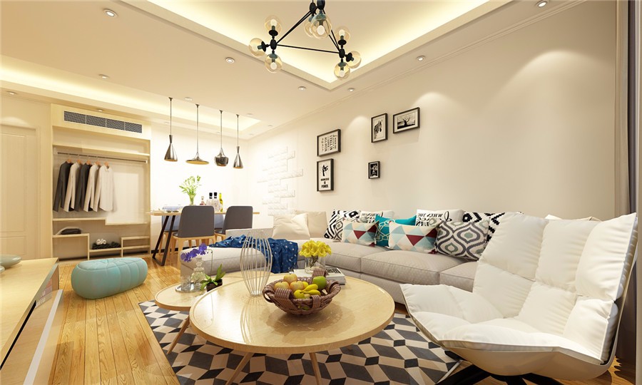 金科天籟城110平方米現(xiàn)代風(fēng)格