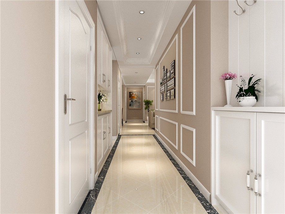 曲江漢華城140平歐式風(fēng)格設(shè)計方案