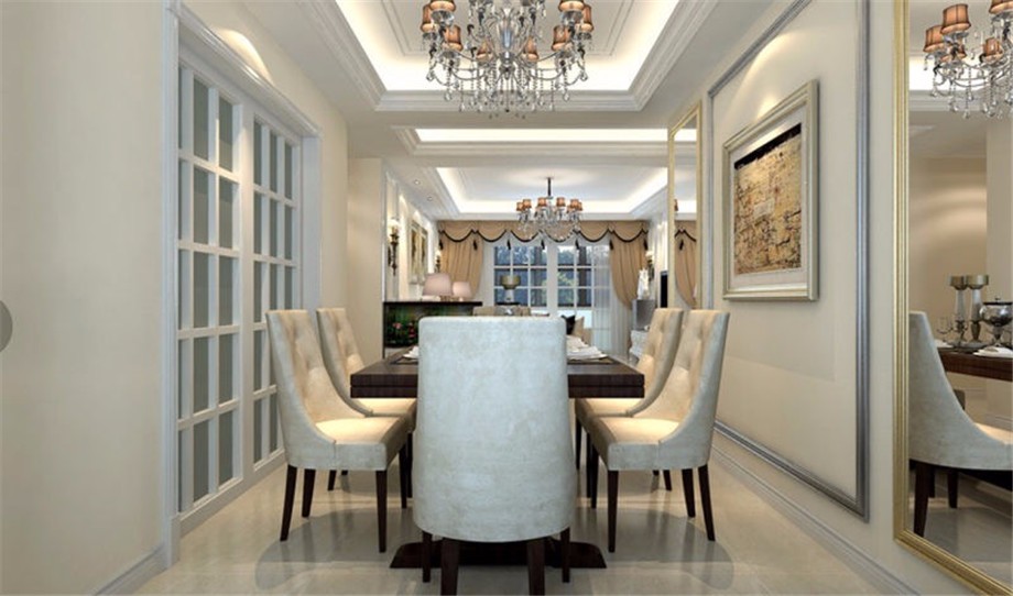 城市錦上128平歐式風(fēng)格設(shè)計方案