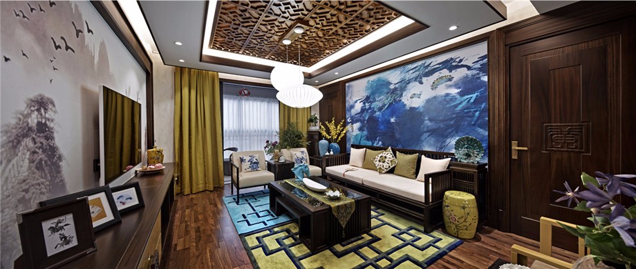 開元壹號(hào)130平新中式風(fēng)格設(shè)計(jì)方案
