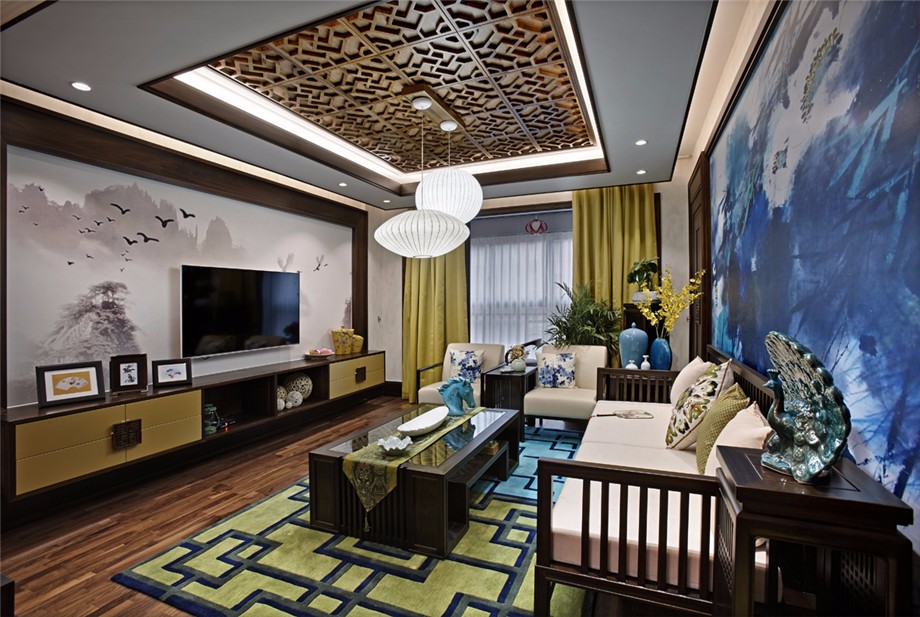 開元壹號(hào)130平新中式風(fēng)格設(shè)計(jì)方案