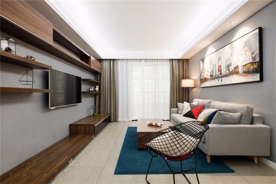 湖濱花園105平方米現(xiàn)代簡(jiǎn)約