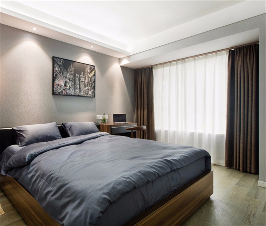 湖濱花園105平方米現(xiàn)代簡(jiǎn)約