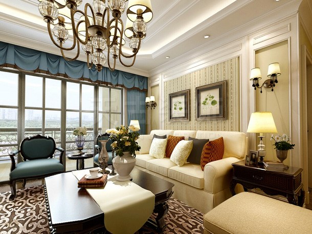 航天城小區(qū)/120平米/簡約風格