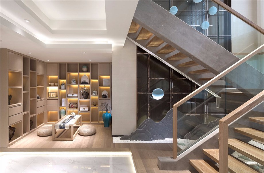 西市佳郡小區(qū)/268平米/新中式風(fēng)格裝修