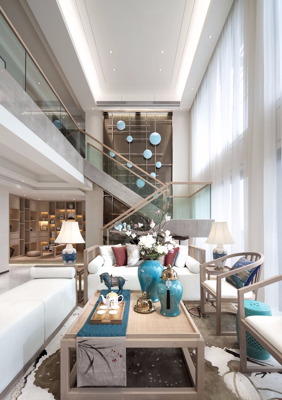 西市佳郡小區(qū)/268平米/新中式風(fēng)格裝修