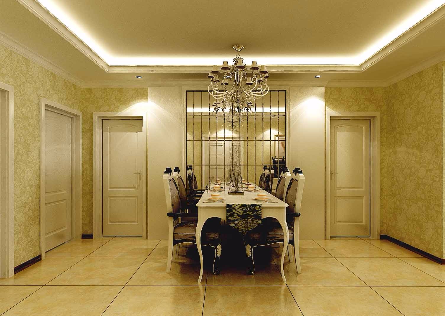 太陽城160平米簡歐風格設計方案