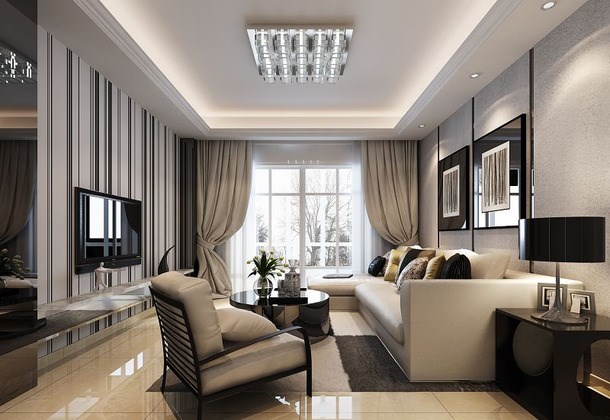 曲江明珠小區(qū)/100平米/簡約風(fēng)格