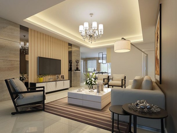 曲江明珠小區(qū)/100平米/簡約風(fēng)格