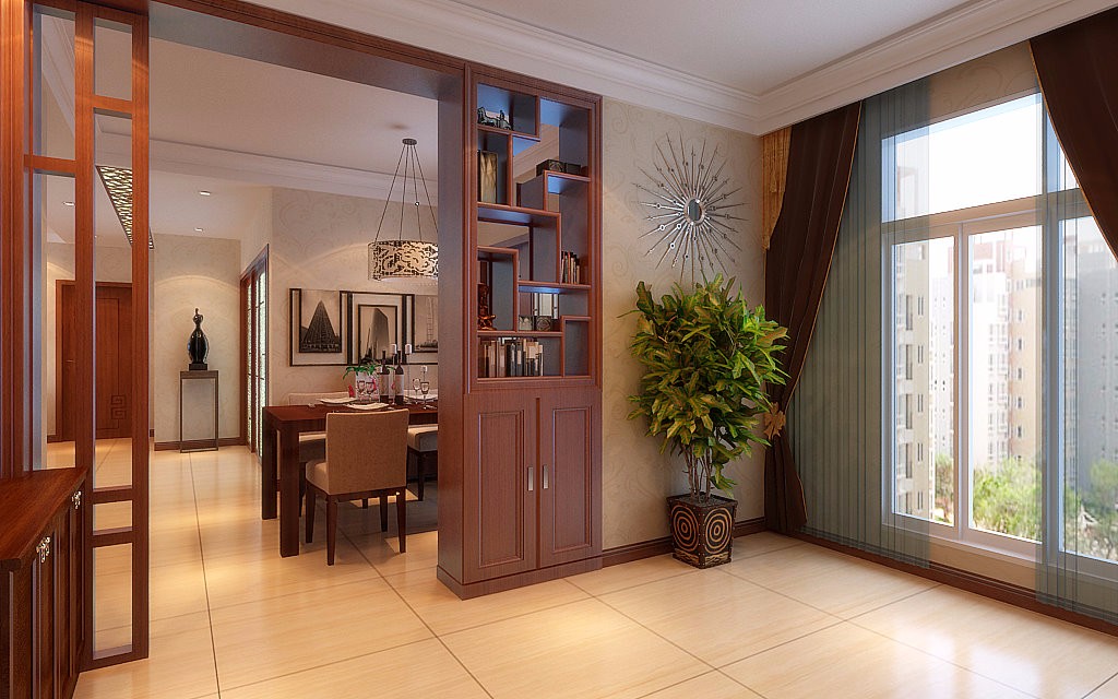 地電廣場/150平米/新中式風(fēng)格裝修