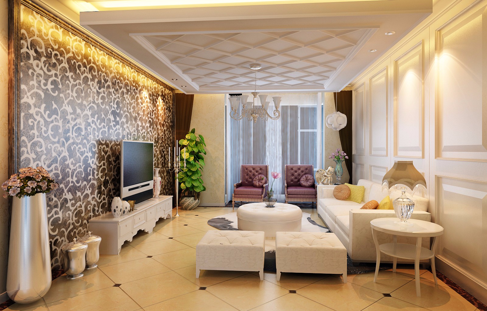 鑫龍?zhí)烊痪?160平米/現(xiàn)代簡(jiǎn)約風(fēng)格裝修