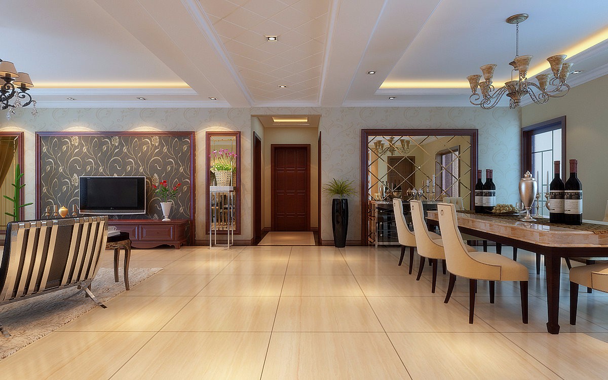 楊凌190平米簡歐風(fēng)格設(shè)計(jì)