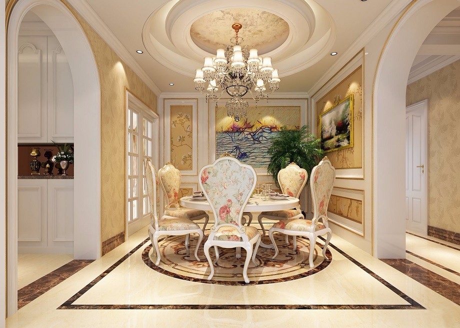 建邦華庭170新古典歐式設(shè)計方案