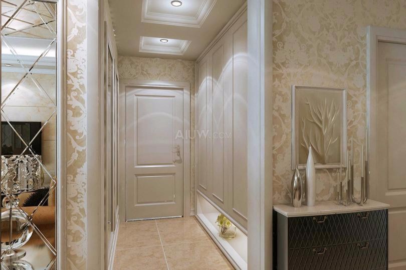 金科天籟城110平米簡歐風(fēng)格設(shè)計(jì)方案