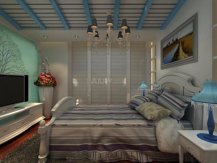 金科天籟城110平米地中海風格設計方案