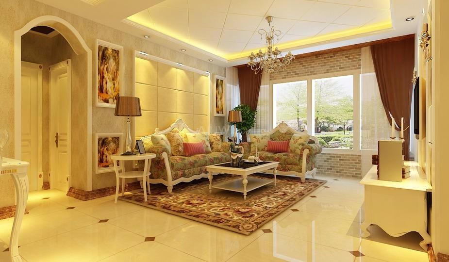 開元第一城120平米田園設(shè)計(jì)風(fēng)格