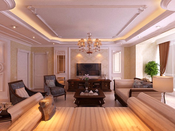 白樺林國(guó)際145平米歐式設(shè)計(jì)風(fēng)格