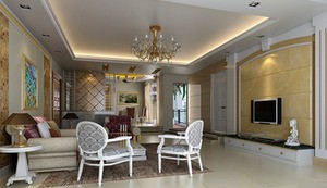 白樺林國(guó)際145平米歐式風(fēng)格設(shè)計(jì)