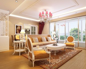 金科天籟城110平米簡歐風格設(shè)計方案