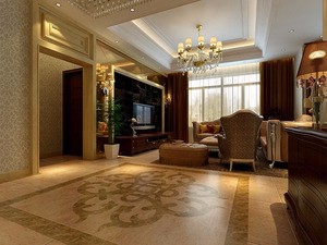 開(kāi)元第一城120平米歐式風(fēng)格設(shè)計(jì)