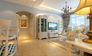 開(kāi)元第一城98平米地中海風(fēng)格