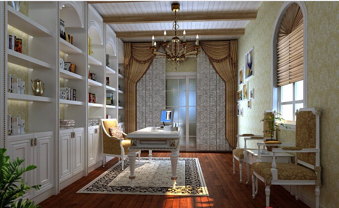 開元第一城120平米歐式裝修風(fēng)格