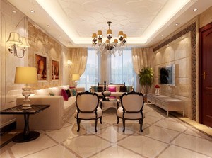 融僑城160平米歐式風(fēng)格
