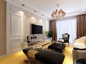 翡翠城小區(qū)/119平米/簡歐風(fēng)格