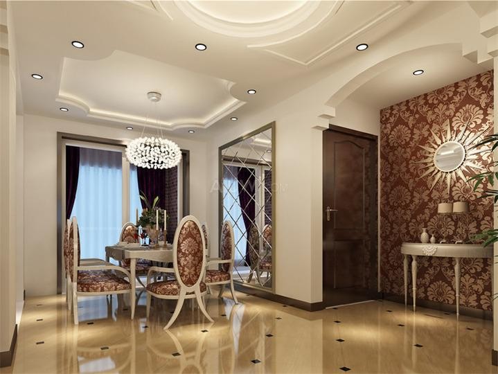 白樺林間145平米歐式風格設計