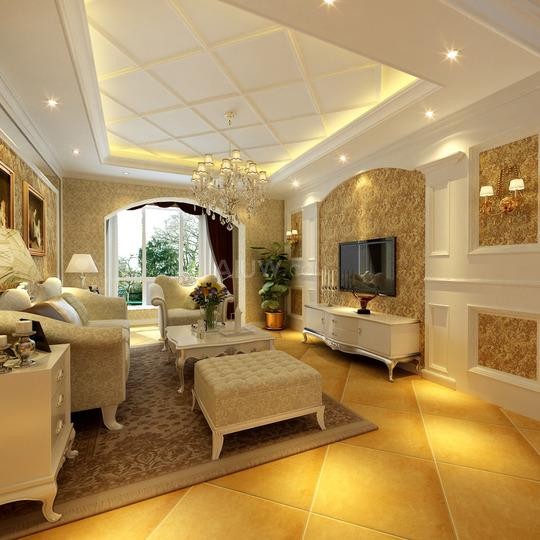 融僑城160平米歐式設(shè)計風(fēng)格