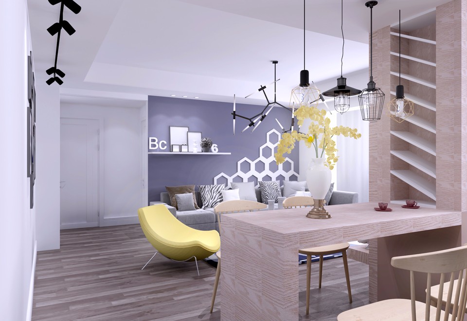 羅馬景福城/129平米/北歐風格裝修