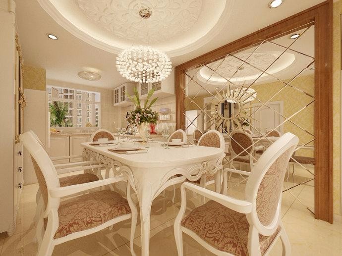 白樺林國際145平米歐式風(fēng)格設(shè)計