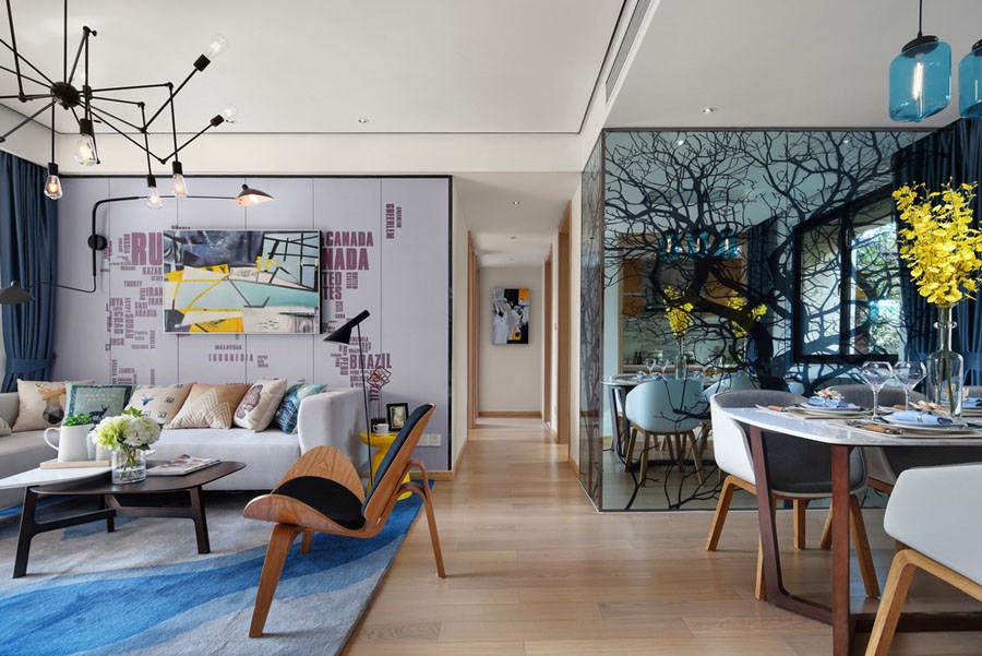 金科天籟城/130平米/現(xiàn)代風格