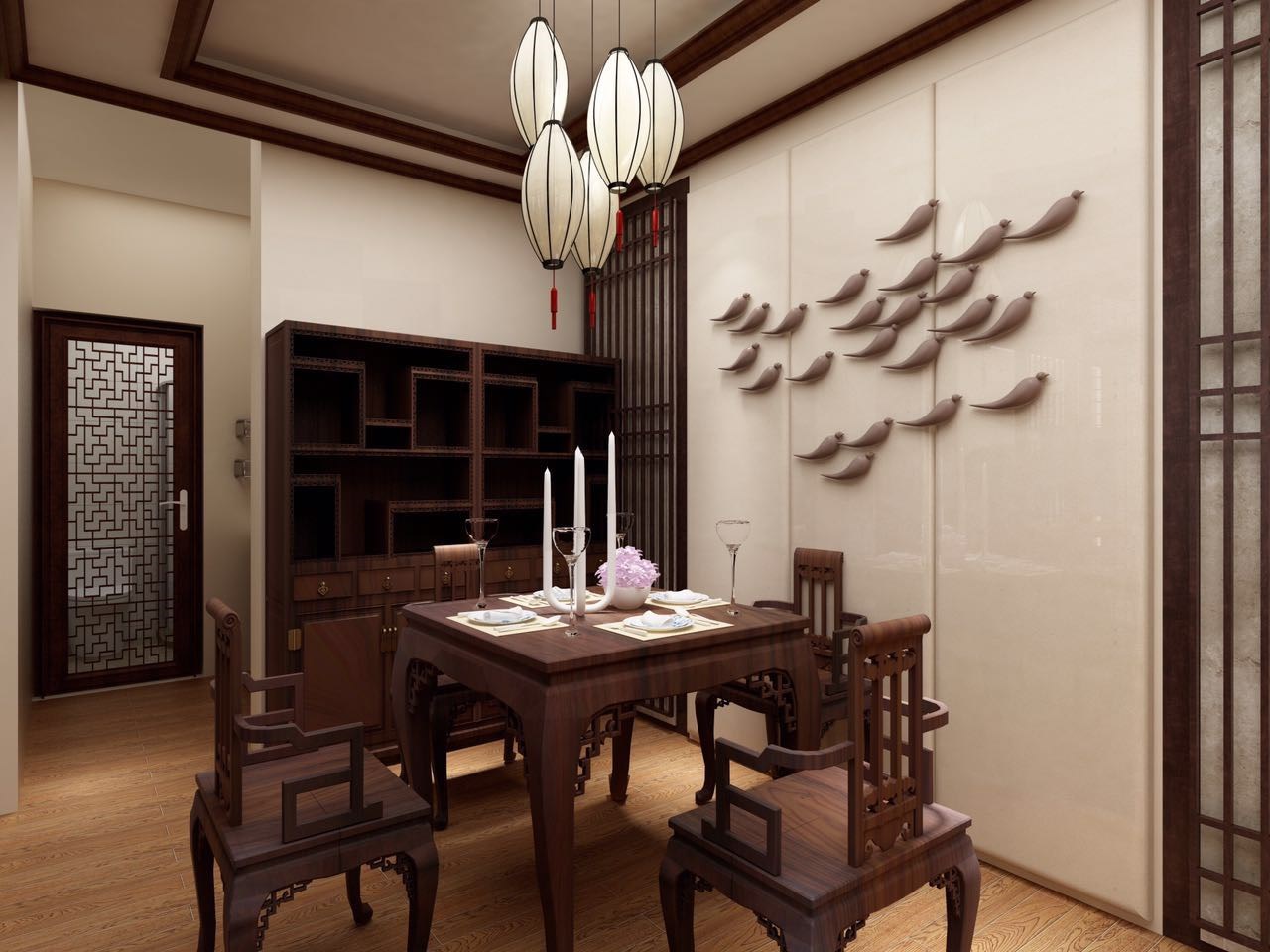 高科尚都/75平米/中式風格