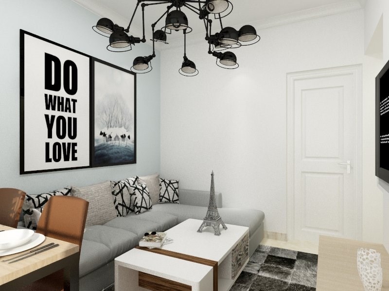 香江灣/68平米/現(xiàn)代簡約設(shè)計(jì)