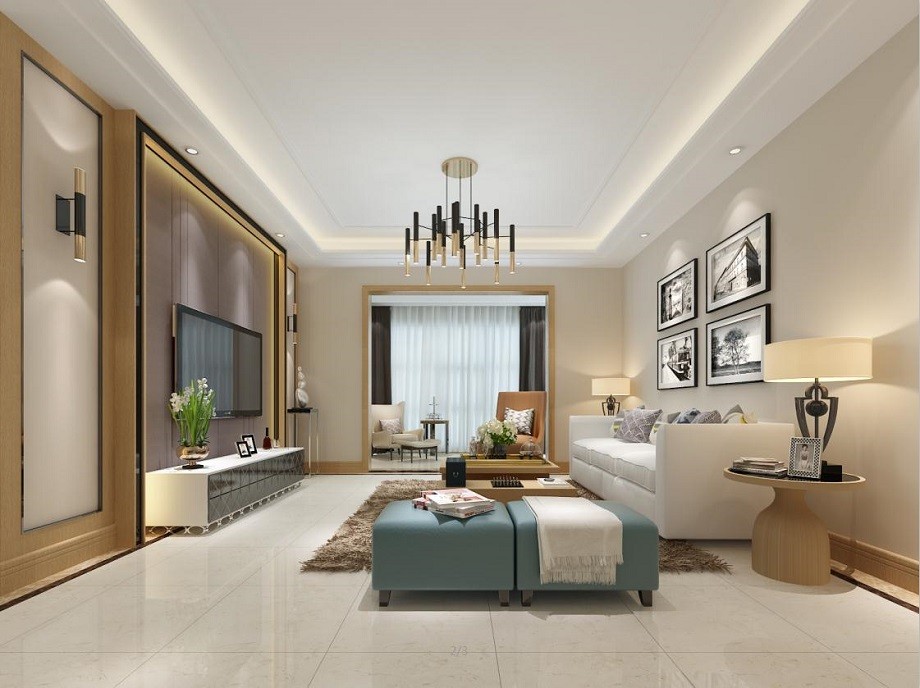 天浩上元郡120現(xiàn)代風格設計案列