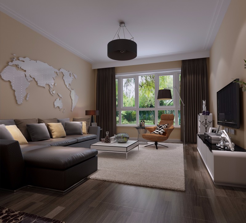 開元第一城105平米現(xiàn)代簡約風(fēng)格