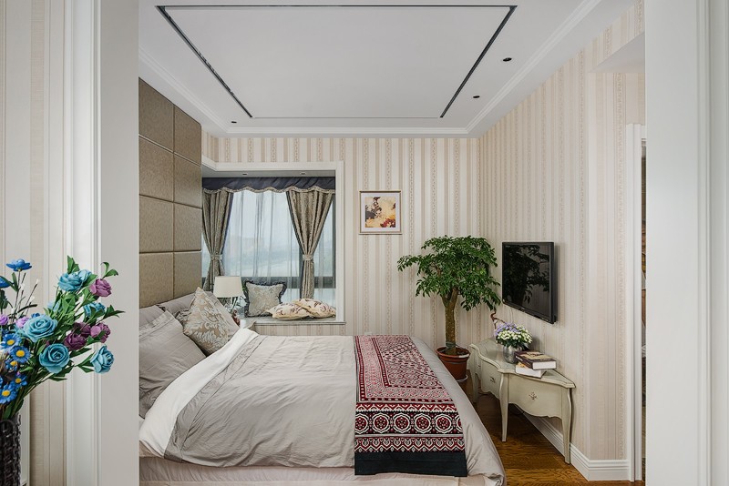 開(kāi)元第一城120平米美式裝修風(fēng)格