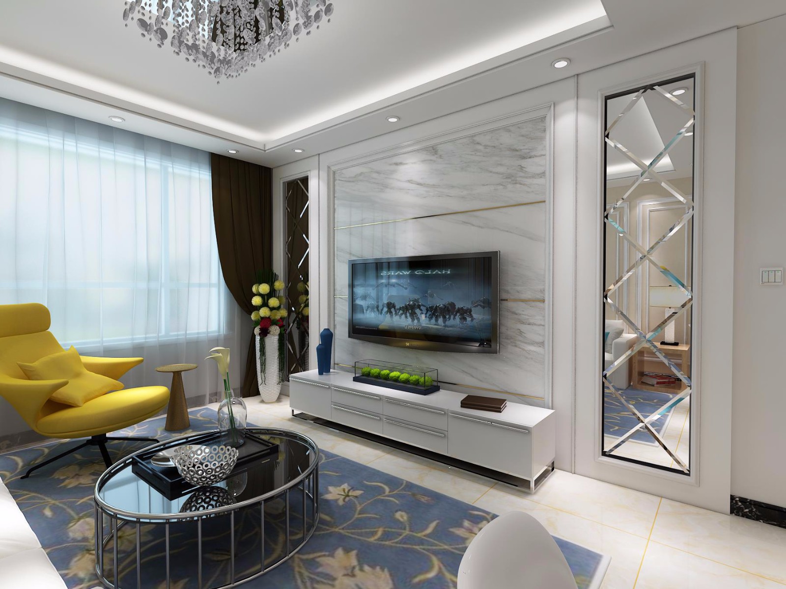 西市佳俊90平米現(xiàn)代簡約風(fēng)格設(shè)計案例