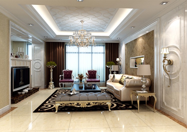 碧桂園160平米歐式風(fēng)格設(shè)計(jì)案例