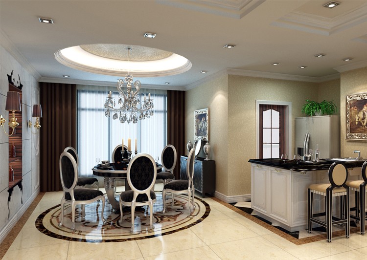 碧桂園160平米歐式風(fēng)格設(shè)計(jì)案例