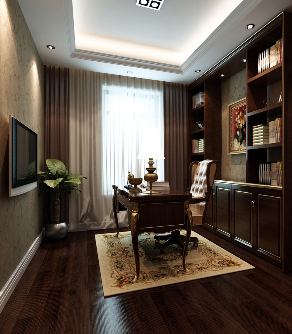 碧桂園160平米歐式風(fēng)格設(shè)計(jì)案例