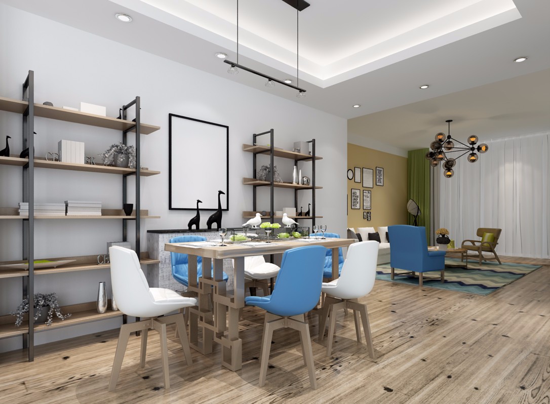 金科天籟城90平米北歐風(fēng)格設(shè)計案例