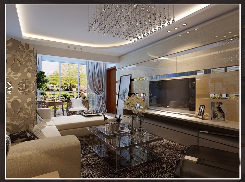 金科天籟城110平米現(xiàn)代簡(jiǎn)約風(fēng)格設(shè)計(jì)方案