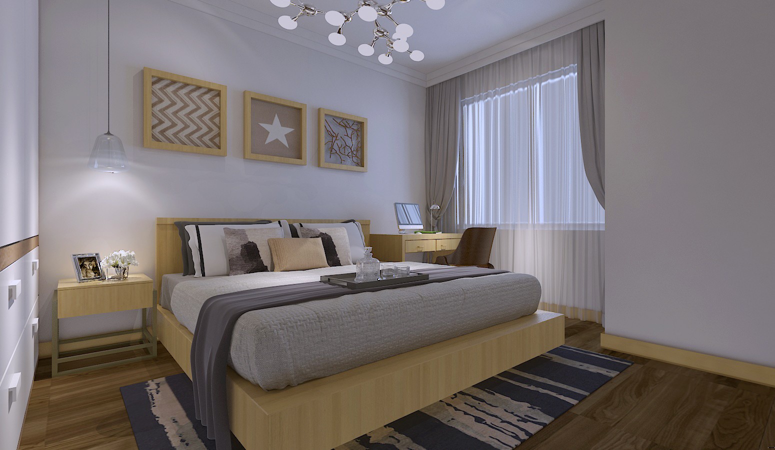 開元第一城120平米北歐設(shè)計風(fēng)格案例