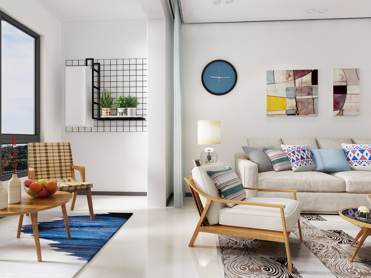 開元第一城120平米北歐風(fēng)格設(shè)計(jì)案例