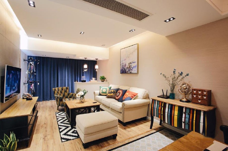 中鐵一局小區(qū)/90平米/簡(jiǎn)約風(fēng)格