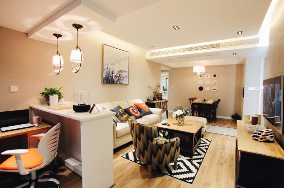 中鐵一局小區(qū)/90平米/簡(jiǎn)約風(fēng)格